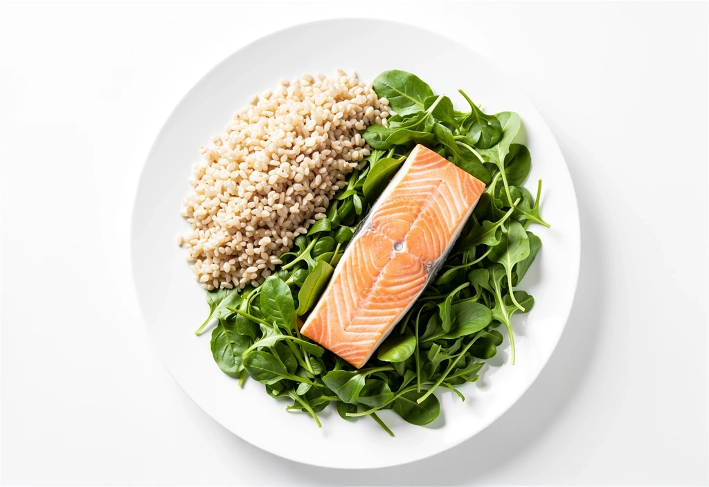 Balanserad hälsosam måltid